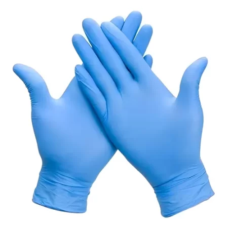Guante nitrilo azul 100 U talla S
