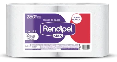 Toalla papel RENDIPEL max 2X250M